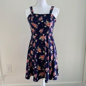 Zunie Girls Size Large 14-16 Dark Blue Sundress